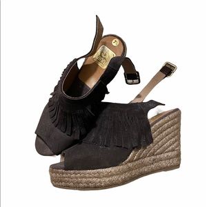 kanna brown wedges made in Spain
